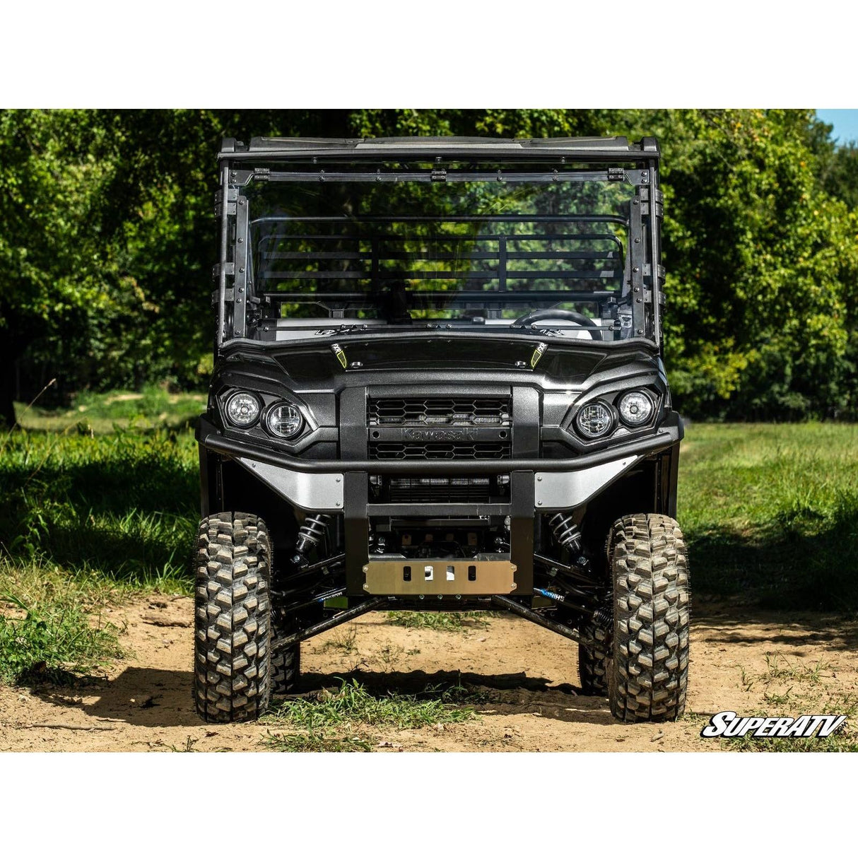 Kawasaki Mule Pro Scratch Resistant Flip Windshield | SuperATV