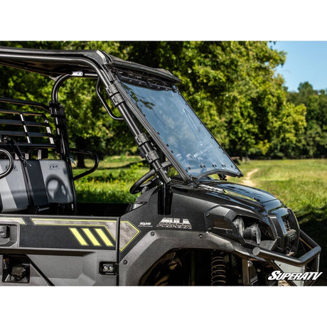 Kawasaki Mule Pro Scratch Resistant Flip Windshield | SuperATV