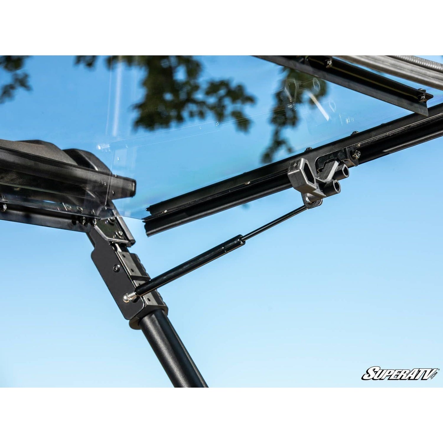 Kawasaki Mule Pro Scratch Resistant Flip Windshield | SuperATV
