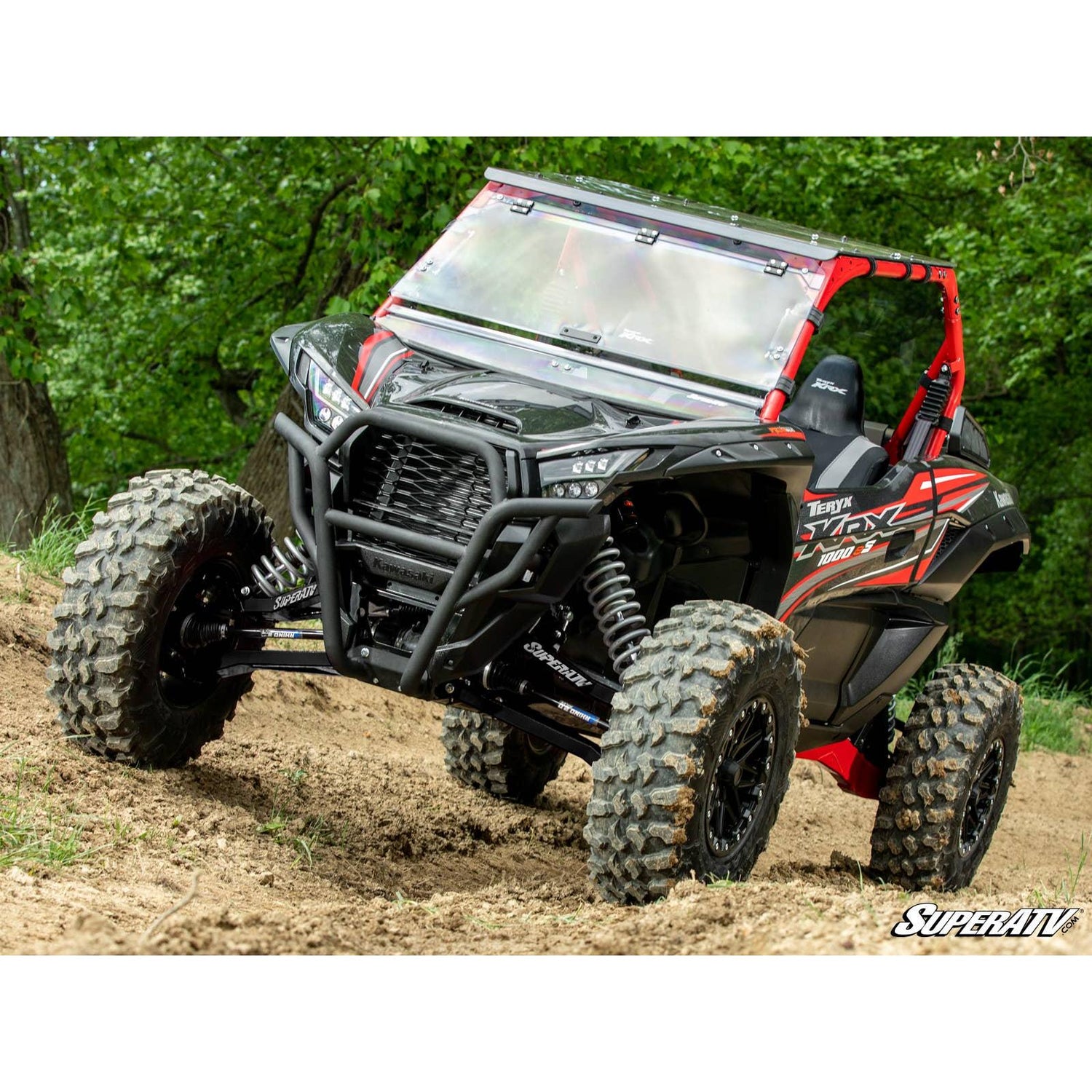 Kawasaki KRX 1.5" Forward Offset Boxed A-Arms | SuperATV