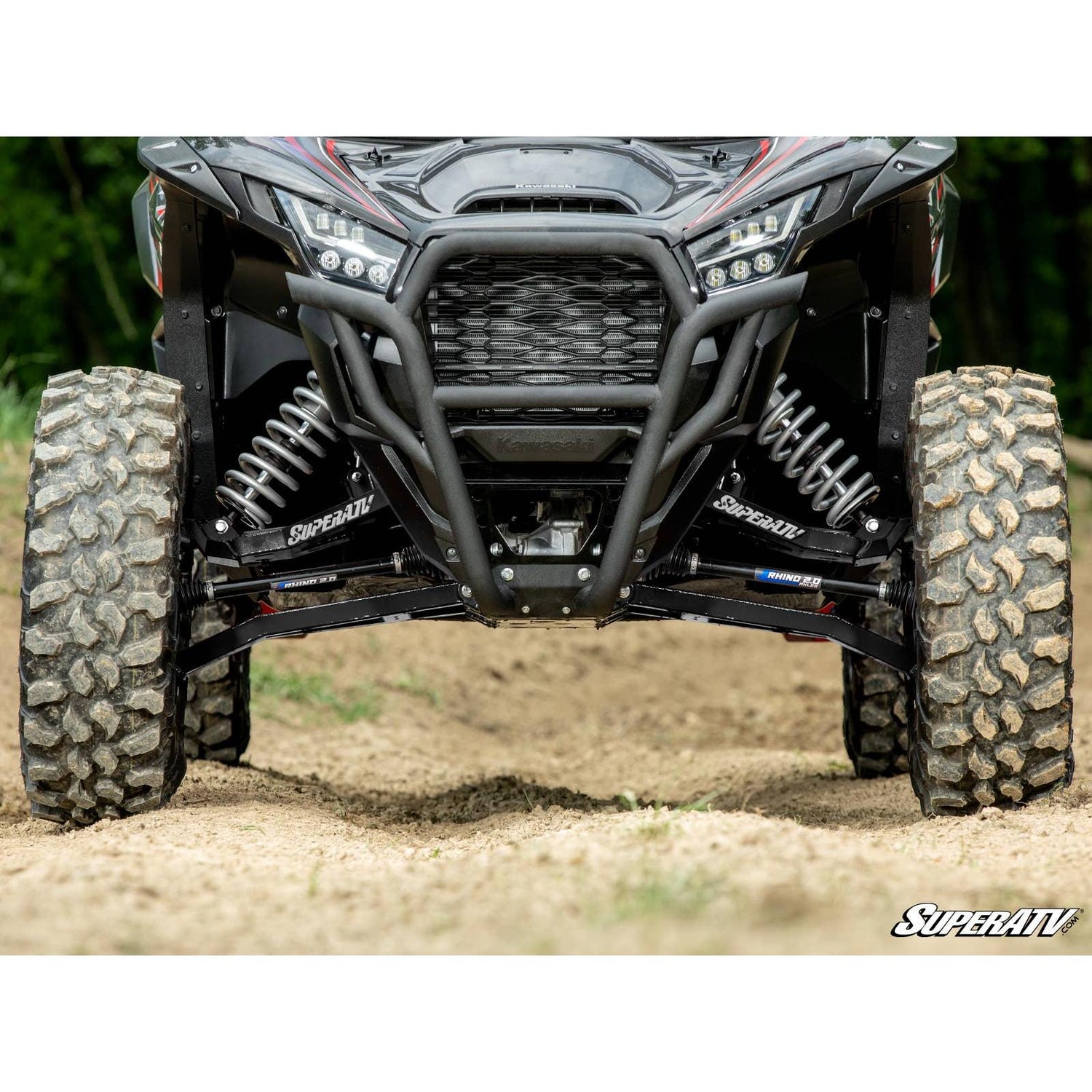 Kawasaki KRX 1.5" Forward Offset Boxed A-Arms | SuperATV