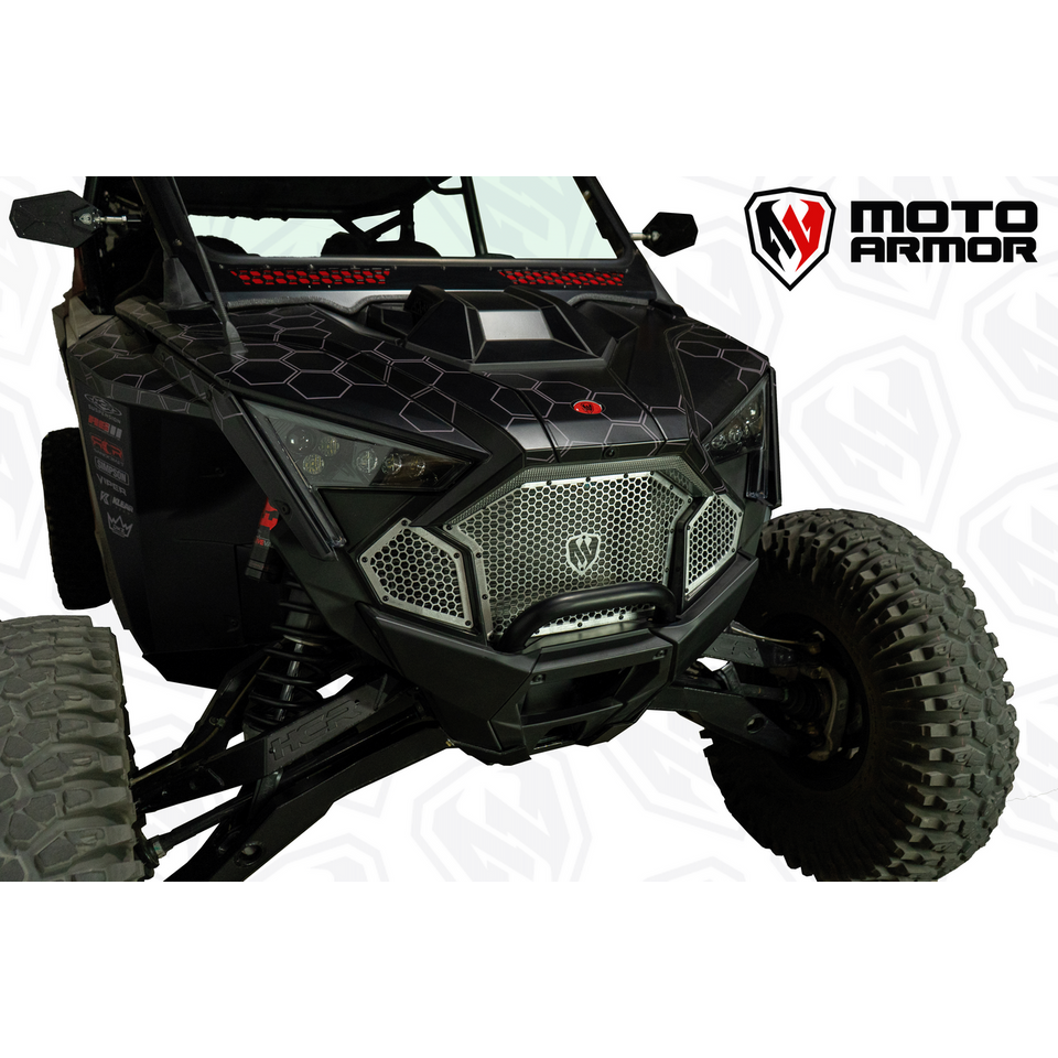 Polaris RZR Pro / Turbo R Complete Front Grille Set | Moto Armor