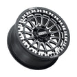 Delta R Beadlock Wheel (Satin Black Contrast Cut) | Metal FX Offroad