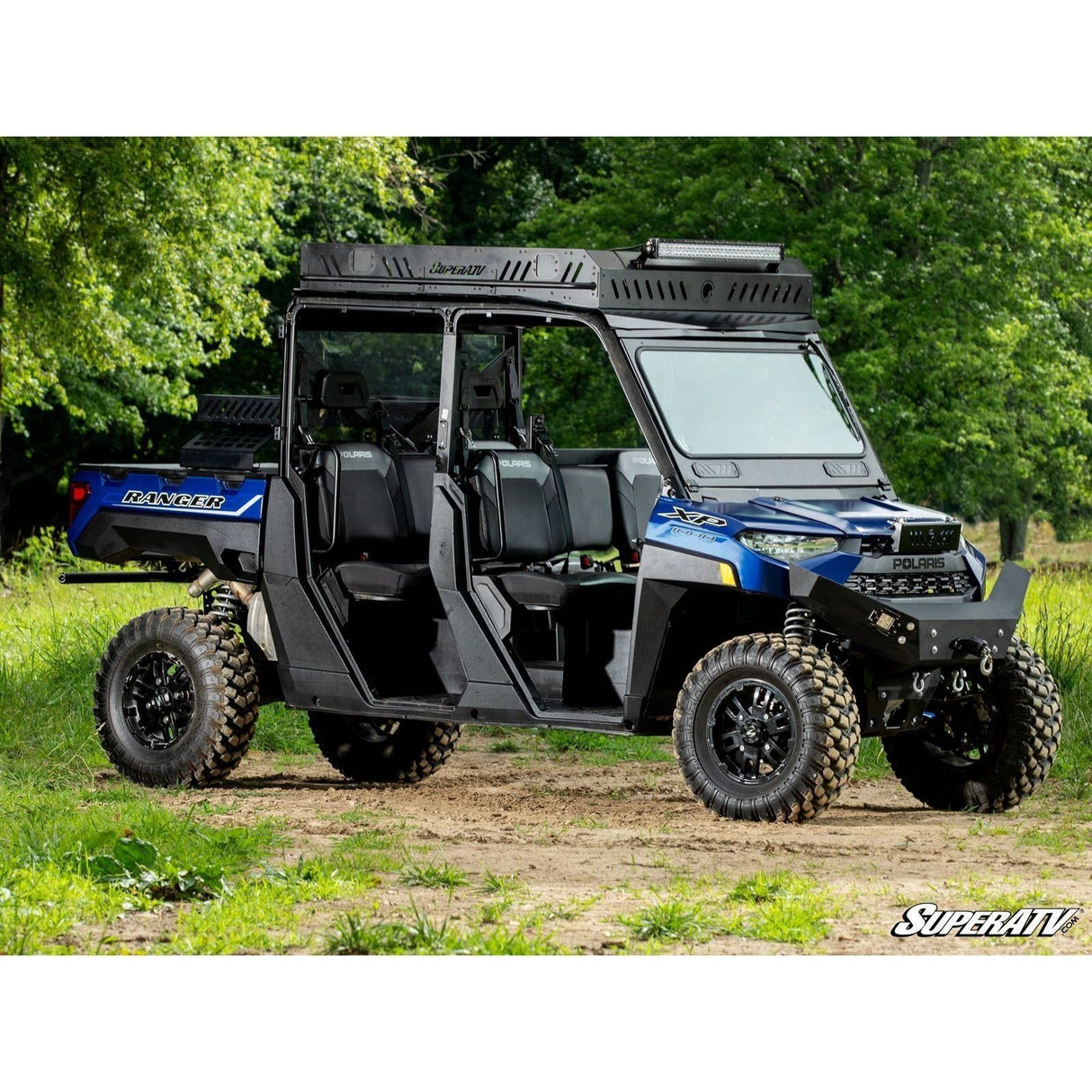 Polaris Ranger 1000 Flip Down Glass Windshield | SuperATV