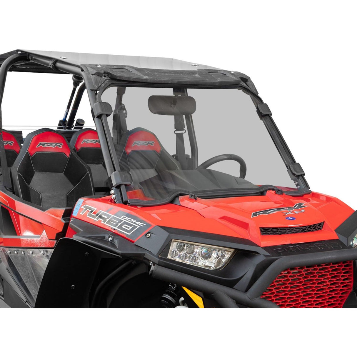 Polaris RZR XP Turbo Scratch Resistant Full Windshield | SuperATV
