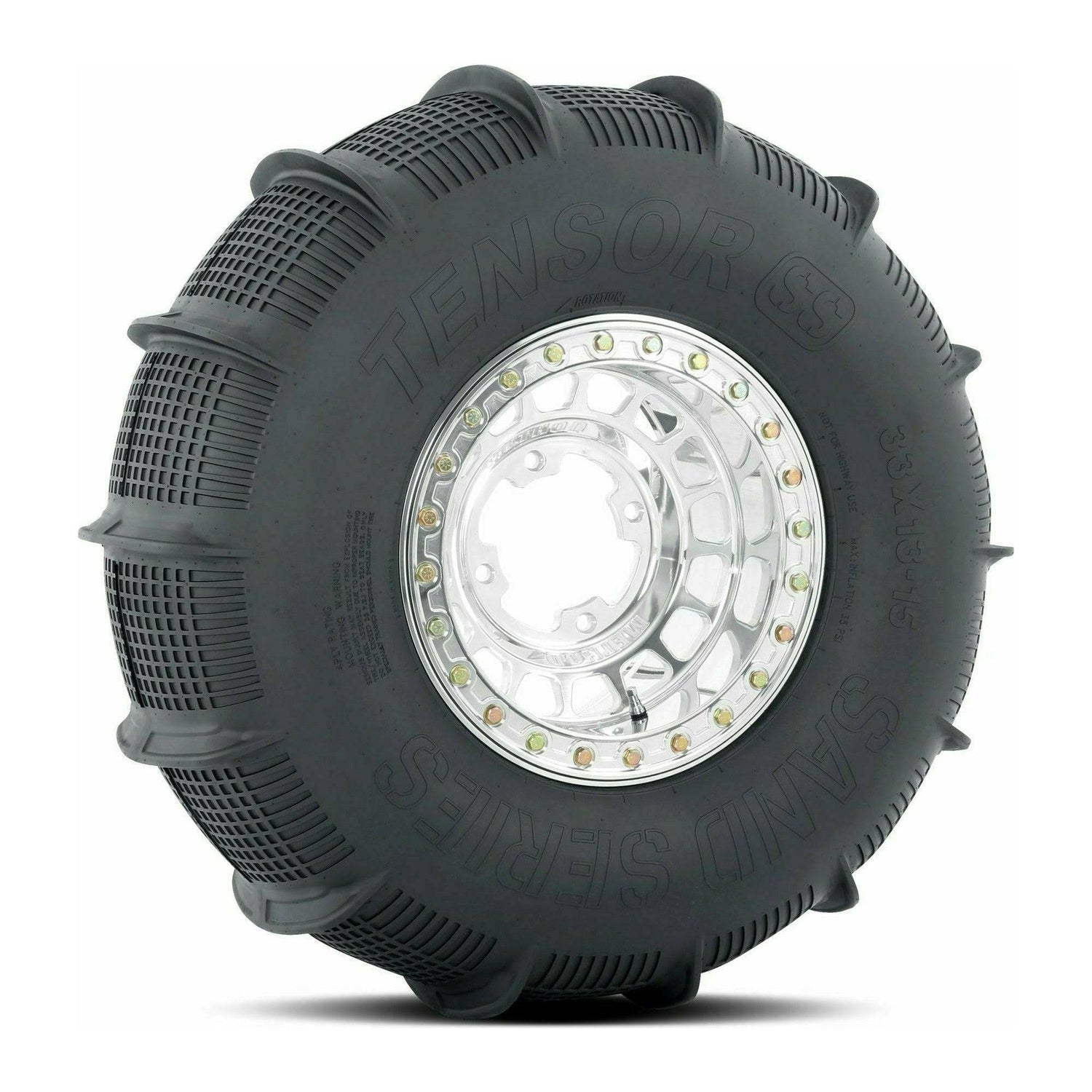 Can Am Maverick R 414 Bead Grip Wheel / Sand Series Tire Package