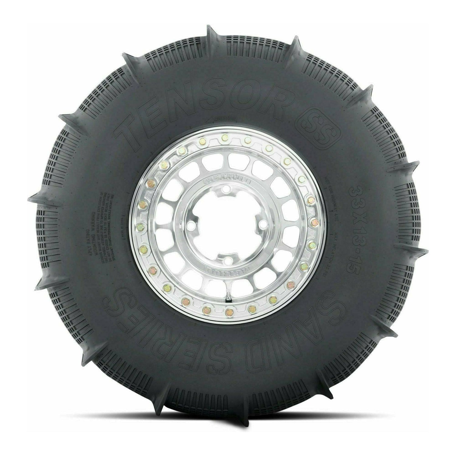 Can Am Maverick R 414 Bead Grip Wheel / Sand Series Tire Package