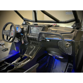 Polaris RZR Pro / Turbo R Carbon Fiber Ride Command Surround | FourWerx