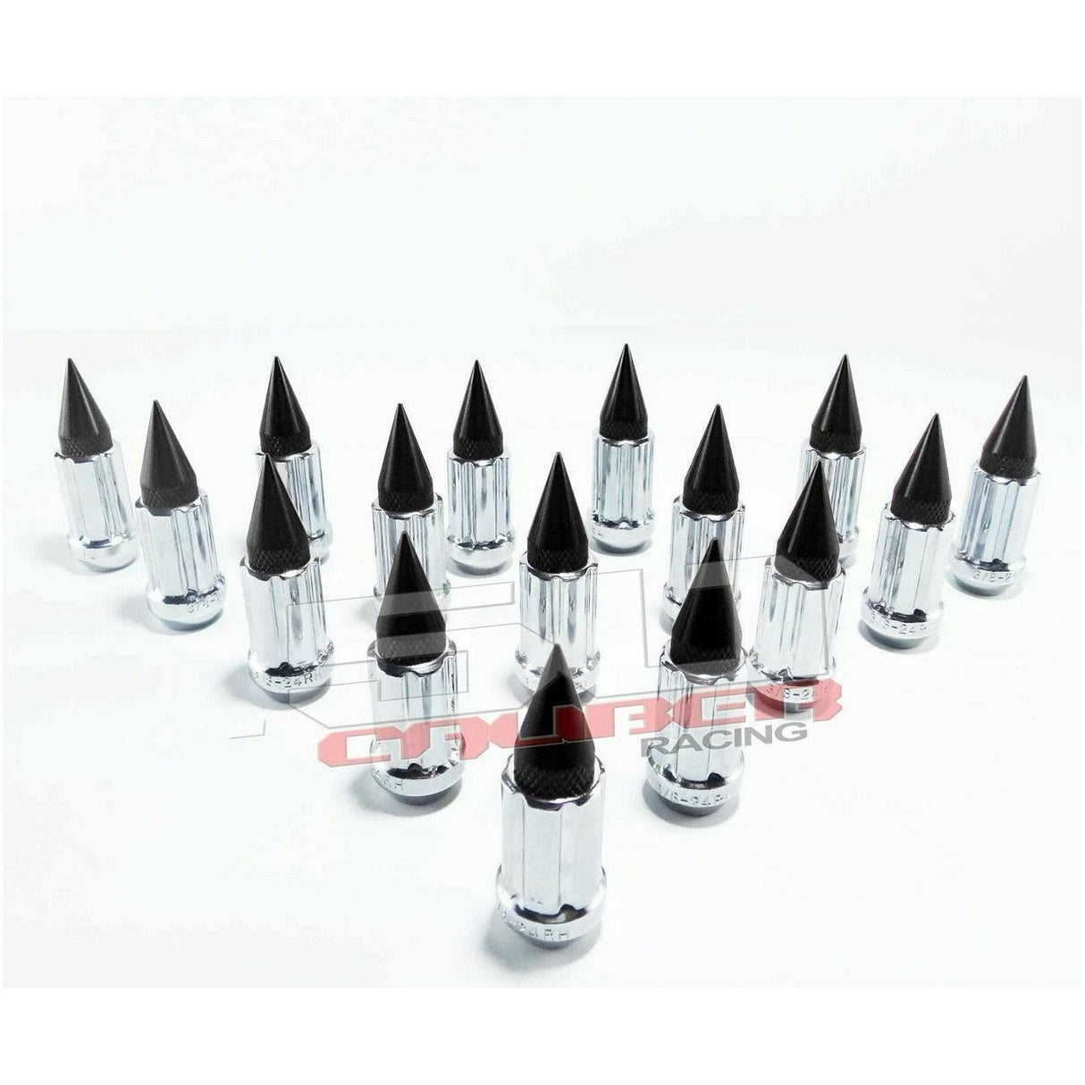 12 x 1.25 mm Spiked Lug Nuts (16 Pack) | 50 Caliber Racing