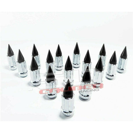 3/8 x 24 Spiked Lug Nuts (16 Pack) | 50 Caliber Racing