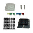 6 Way 12V Circuit Screw Fuse Block | 50 Caliber Racing