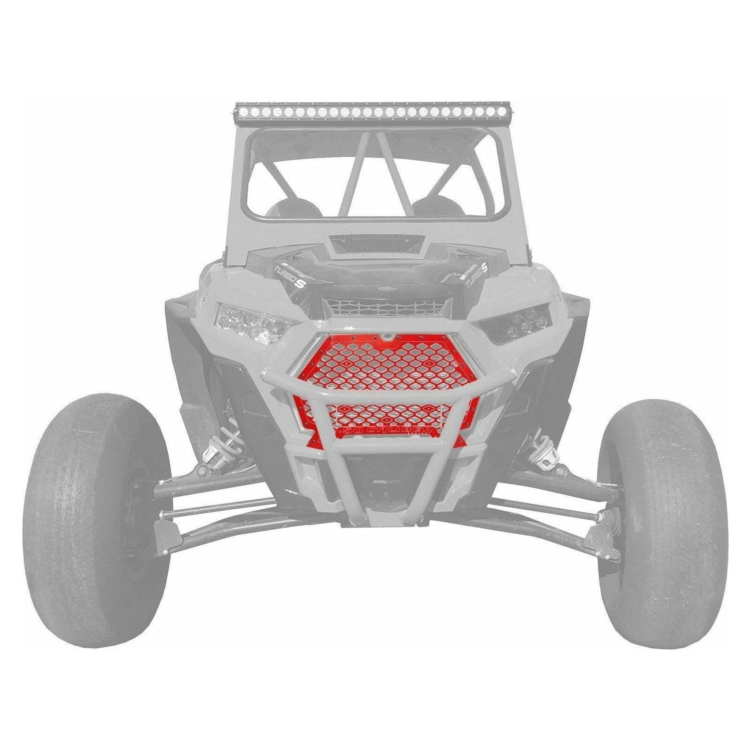 Polaris RZR (2019+) Front Grille with Bumper Notch | 50 Caliber Racing