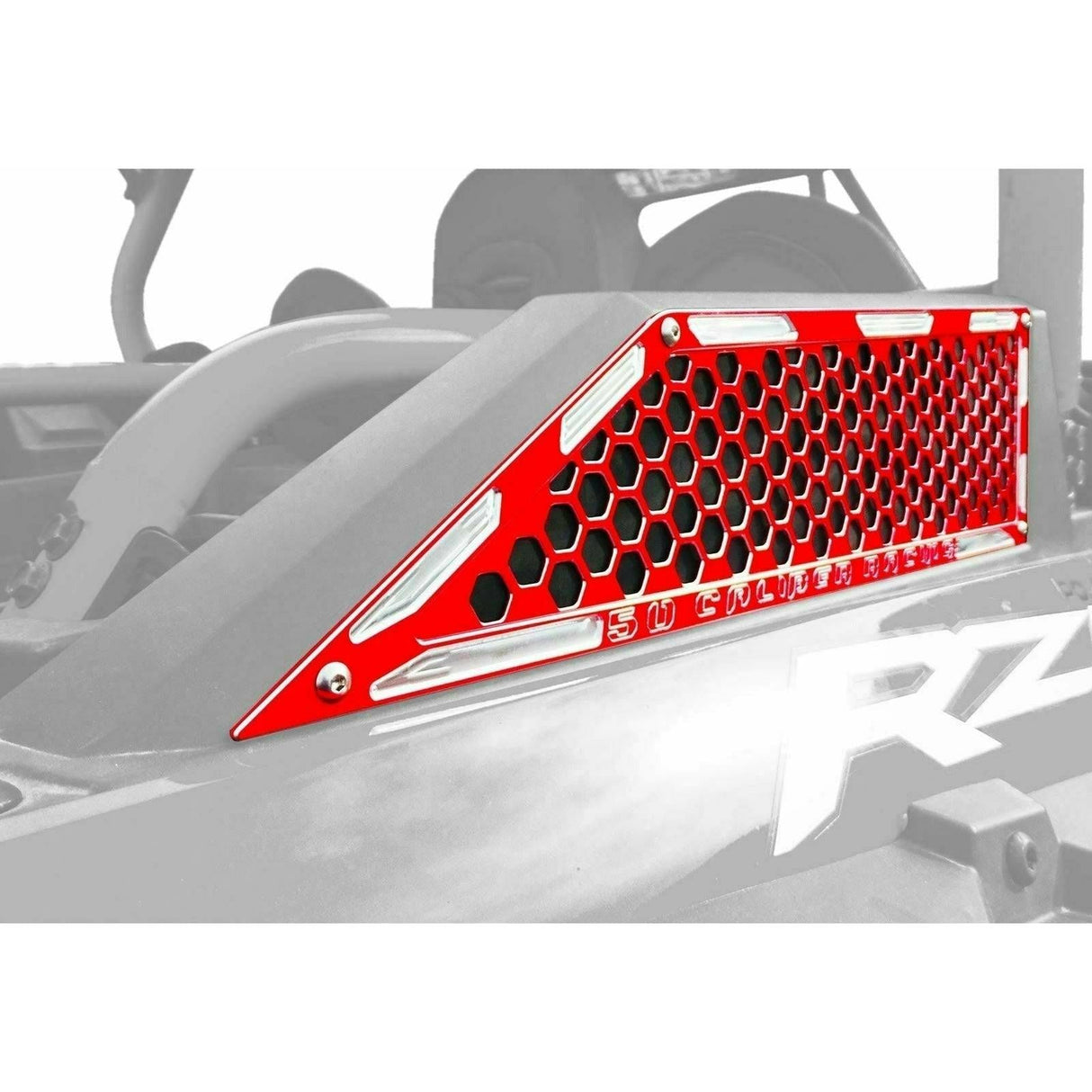 50 Caliber Racing Polaris RZR XP Turbo Billet Air Intake Grill Kit
