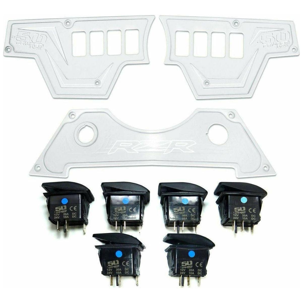 Polaris RZR XP 1000 8 Switch Dash Panel | 50 Caliber Racing