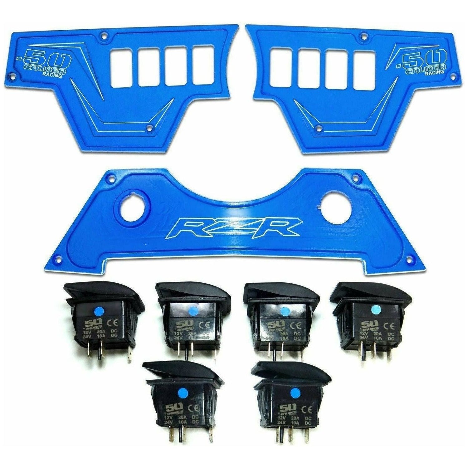 Polaris RZR XP 1000 8 Switch Dash Panel | 50 Caliber Racing
