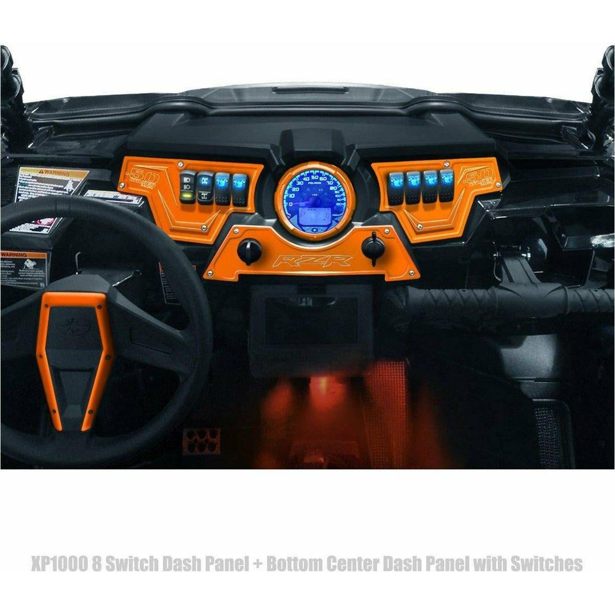 Polaris RZR XP 1000 8 Switch Dash Panel | 50 Caliber Racing