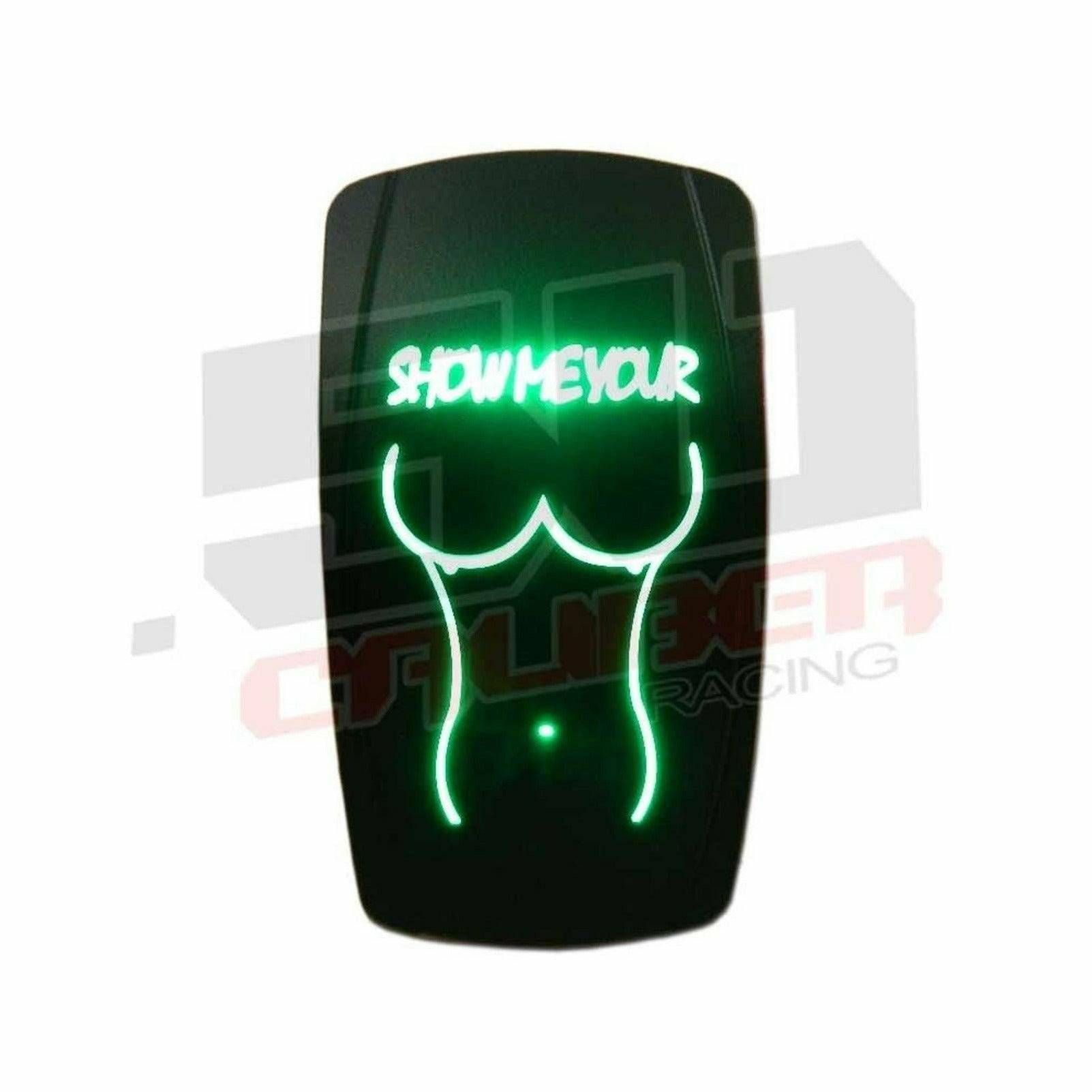 50 Caliber Racing "Show Me Your" Waterproof On/Off Rocker Switch