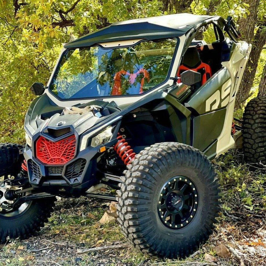 Bent Metal Can Am Maverick X3 Non-Vented Glass Windshield 2.0