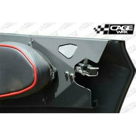CageWRX Polaris RZR 2-Seater Aluminum Doors (Black)