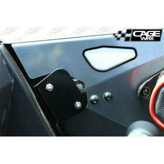 CageWRX Polaris RZR 2-Seater Aluminum Doors (Black)
