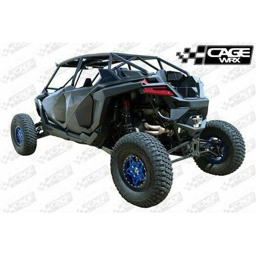 CageWRX Polaris RZR PRO R "SUPER SHORTY" 4-Seater Assembled Cage with Roof (Raw)