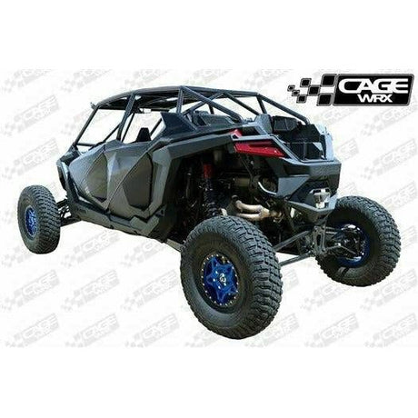 CageWRX Polaris RZR PRO R "SUPER SHORTY" 4-Seater Assembled Cage with Roof (Raw)