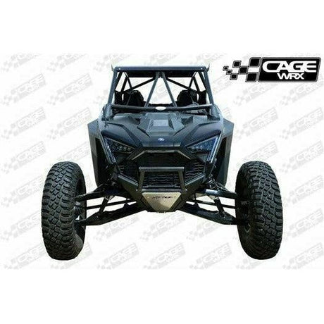 CageWRX Polaris RZR PRO R "SUPER SHORTY" 4-Seater Assembled Cage with Roof (Raw)