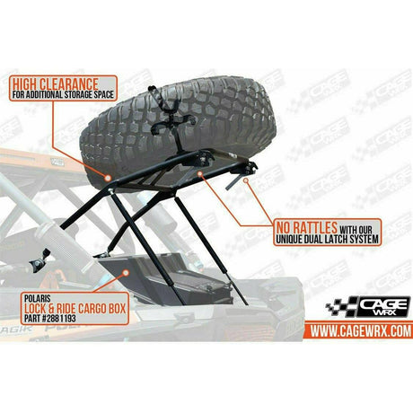 Polaris RZR Spare Tire Carrier (High) | CageWRX