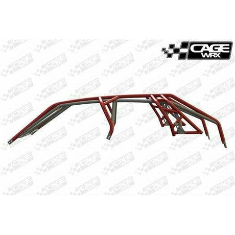 CageWRX Polaris RZR Turbo R "Super Shorty" 4-Seater Assembled Cage Kit with Roof (Raw)
