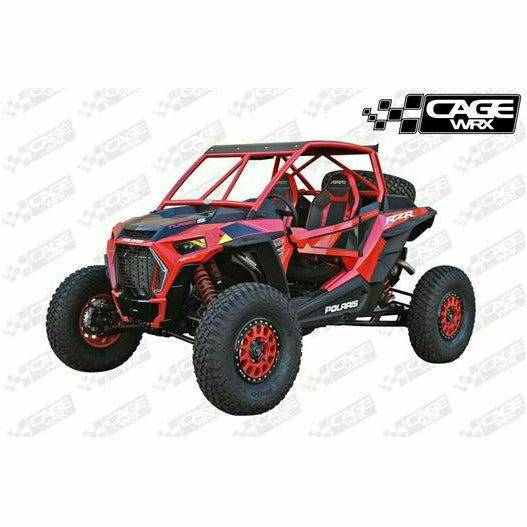 Polaris RZR (2019+) Raw Assembled Super Shorty Cage with Roof - Kombustion Motorsports