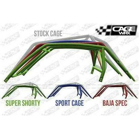Polaris RZR (2014-2018) Raw Assembled Baja Spec Cage with Roof | CageWRX