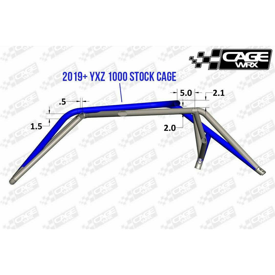 Yamaha YXZ 1000R Raw Unassembled Baja Spec Cage Kit | CageWRX