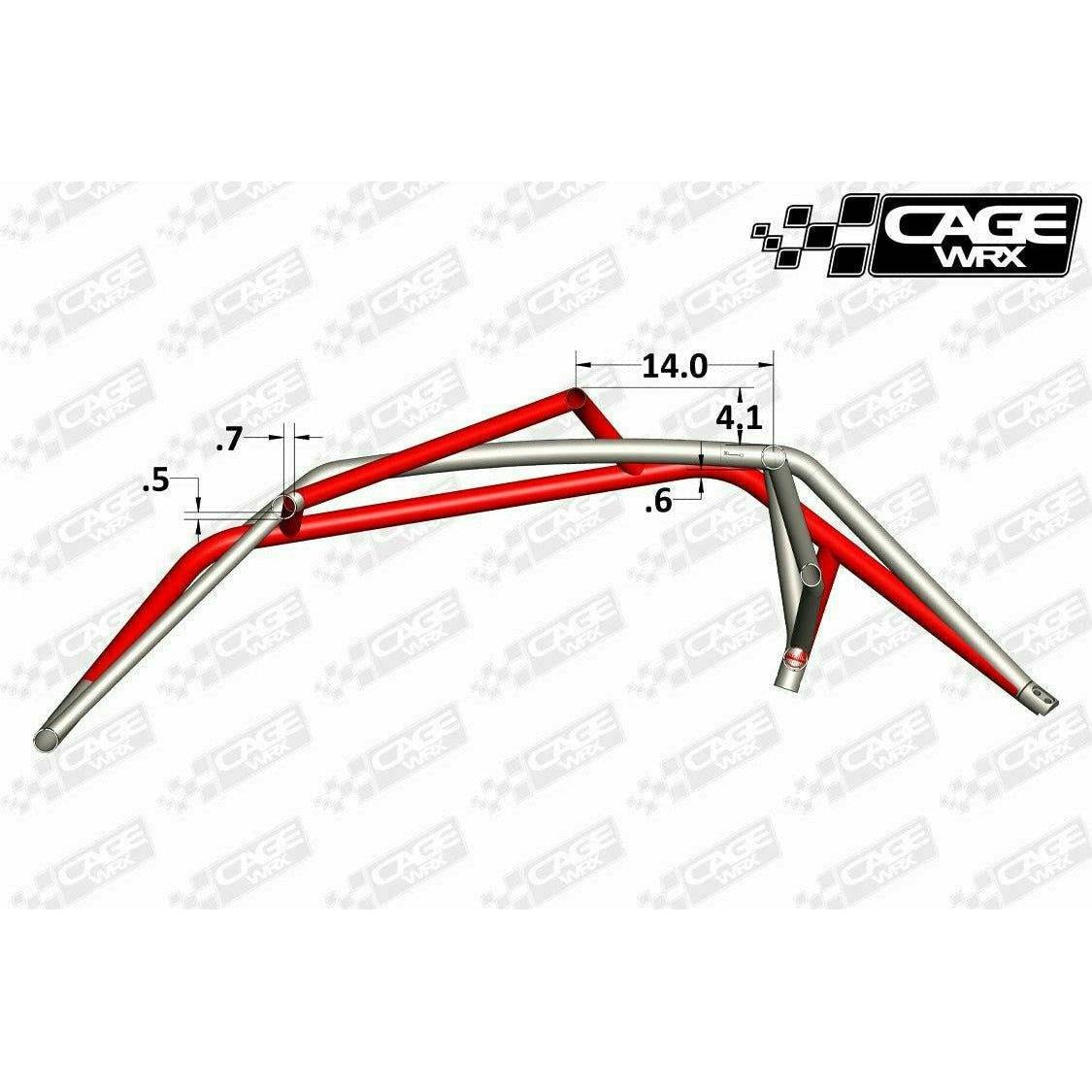 Yamaha YXZ 1000R Raw Assembled Super Shorty Cage with Roof | CageWRX