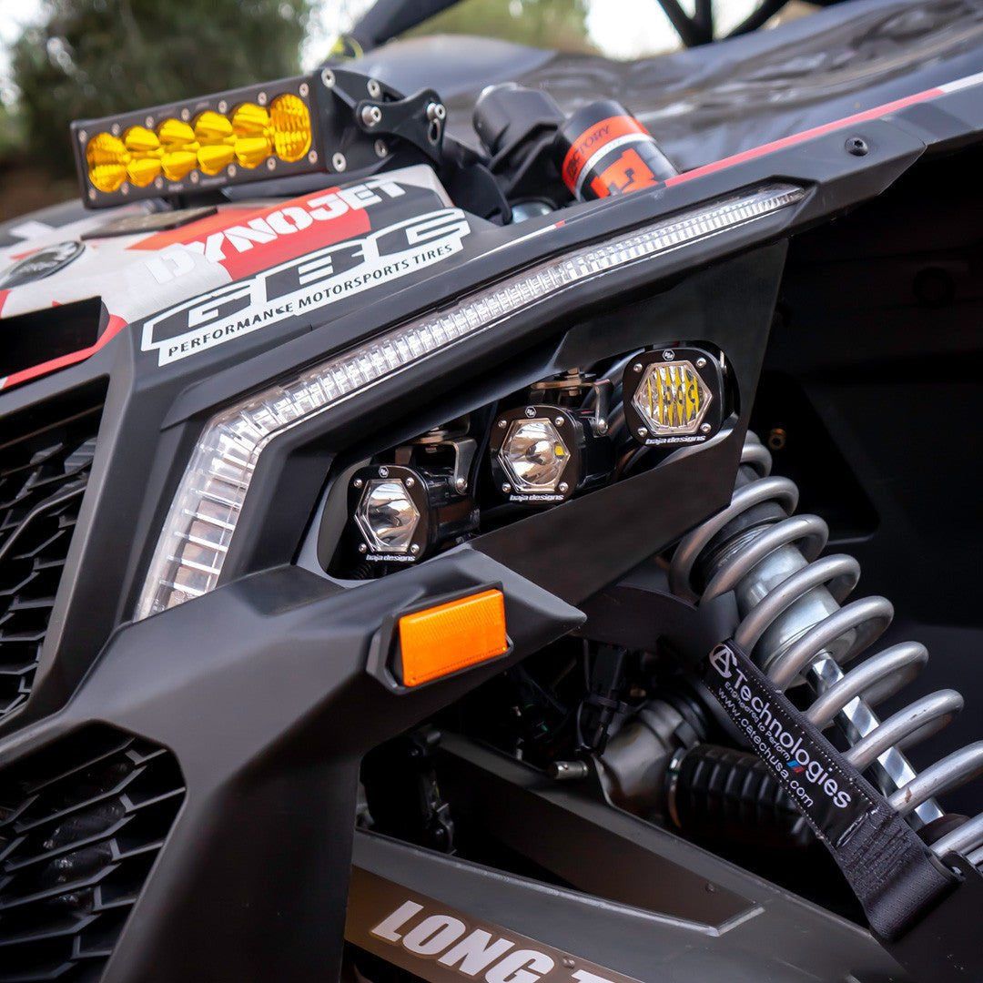 Can Am X3 S1 Triple LED Headlight Kit | Baja Designs