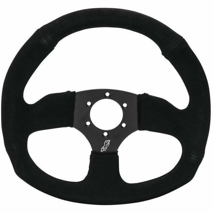 DragonFire Racing D Shaped Steering Wheel Iron Series (Suede)
