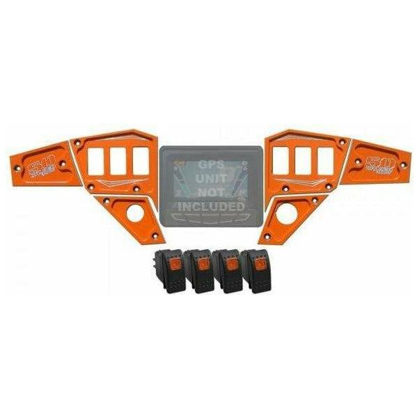 Polaris RZR 6 Piece Dash Panels | 50 Caliber Racing