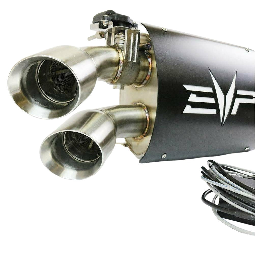Evolution Powersports Polaris RZR XP Turbo Electric Captain’s Choice Exhaust - Kombustion Motorsports