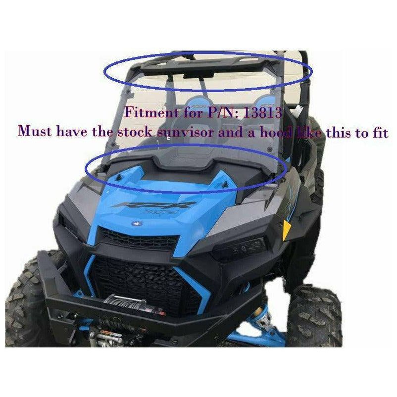 Polaris RZR XP 1000 / Turbo (2019+) Polycarbonate Front Windshield | Extreme Metal Products