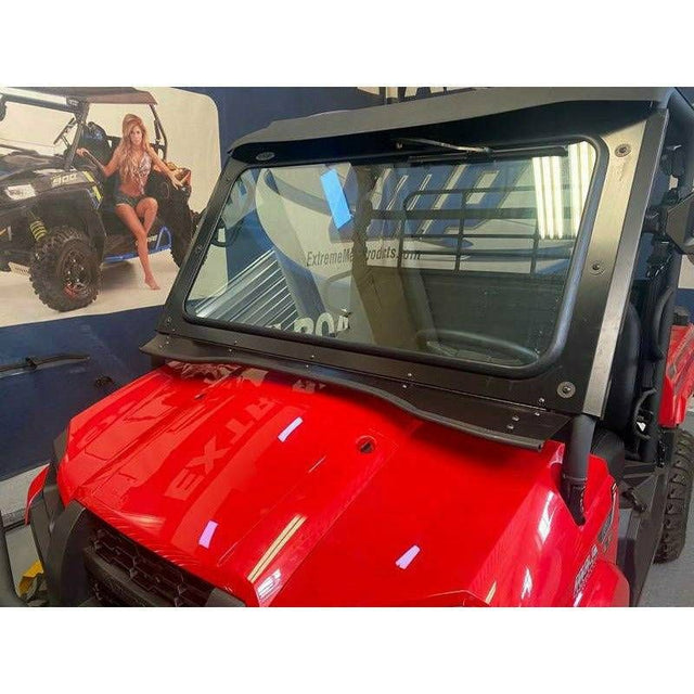 Extreme Metal Products Kawasaki Mule PRO-MX Vented Glass Windshield