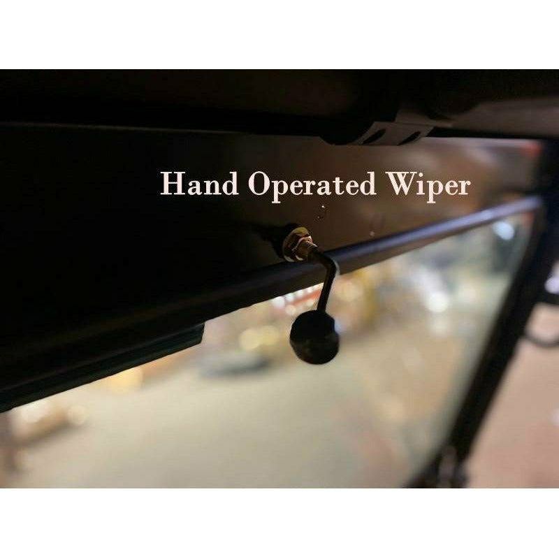 Extreme Metal Products Kawasaki Mule PRO-MX Vented Glass Windshield
