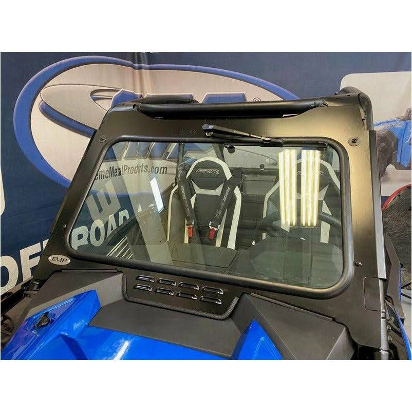 Extreme Metal Products Polaris RZR Turbo S Laminated Glass Windshield with Wiper