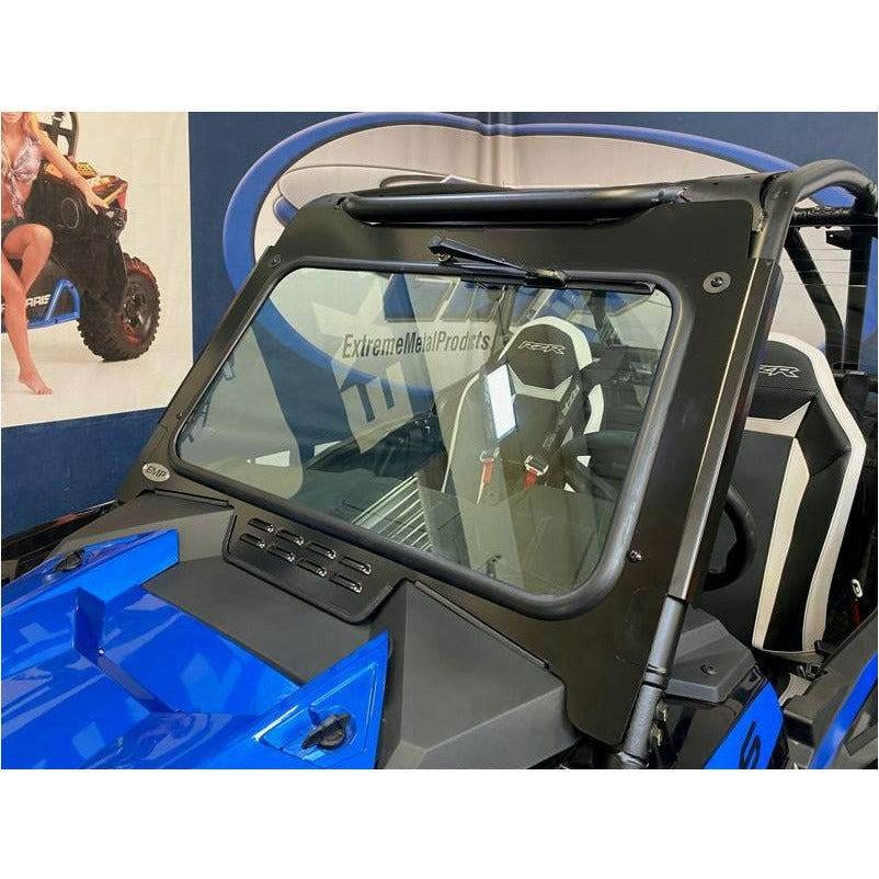 Extreme Metal Products Polaris RZR Turbo S Laminated Glass Windshield with Wiper