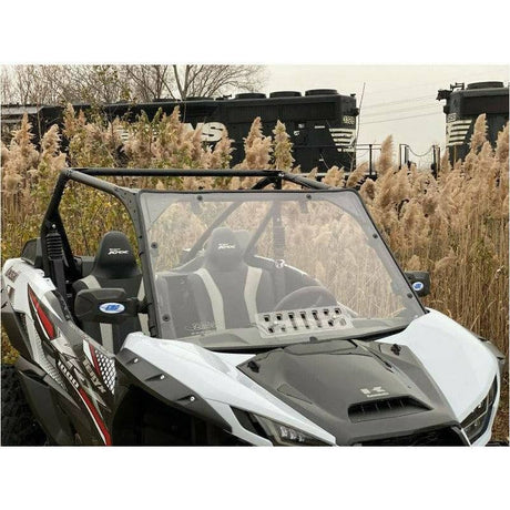 Kawasaki KRX Vented Polycarbonate Front Windshield | Extreme Metal Products