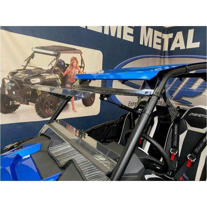Extreme Metal Products Polaris RZR Turbo S Laminated Flip Up Windshield