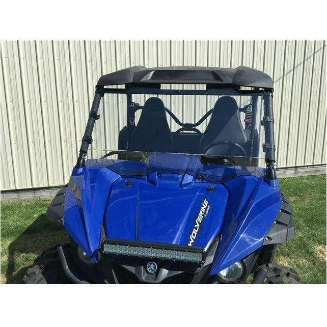 Extreme Metal Products Yamaha Wolverine Hard Coated Full Windshield