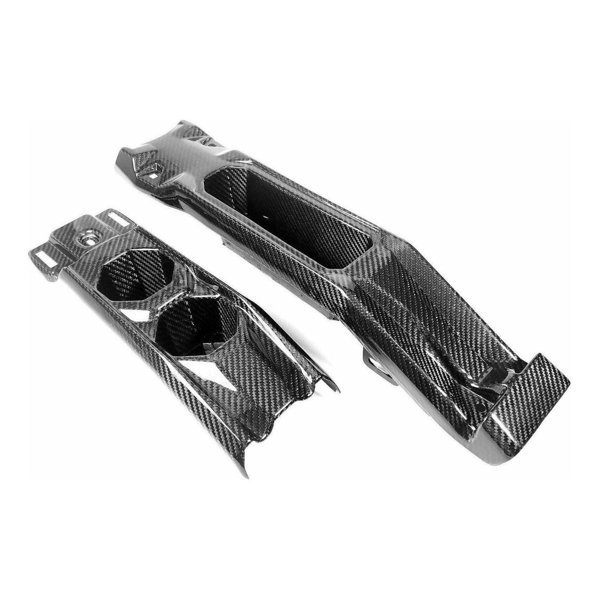 Can Am X3 MAX Carbon Fiber Rear Console (With Cup Holders) | FourWerx