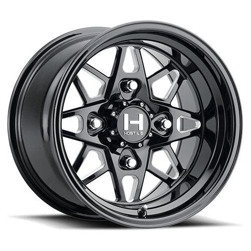 HF14 UTV Forged Wheel (Gloss Black Milled)