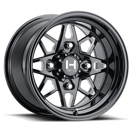 HF14 UTV Forged Wheel (Gloss Black Milled)
