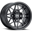HF14 UTV Forged Wheel (Satin Black Milled)