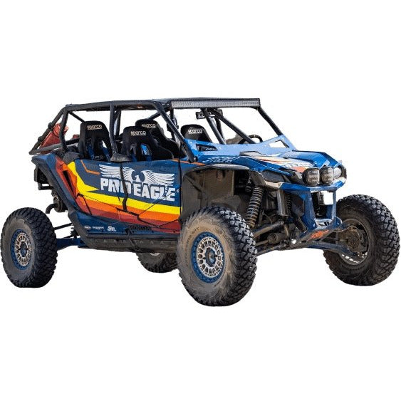 Honda Talon 4 Raw Roll Cage with Roof